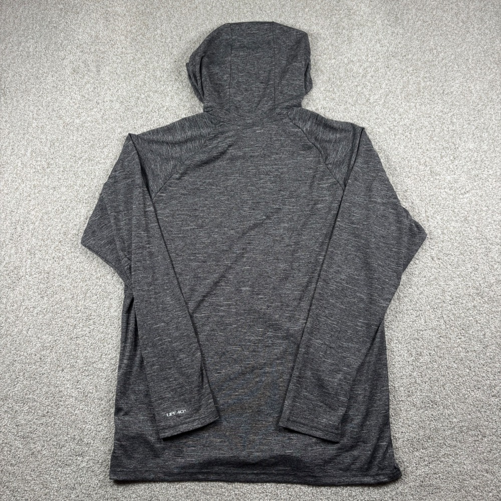 NEW Nike Swim Hoodie Men M Gray Dri-FIT UPF 40+ Long Sleeve NESSB669-001 - Picture 7 of 8